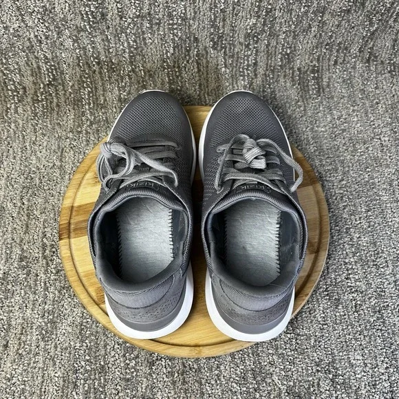 Kizik Lima Knit Womens Size 8.5 Wide Gray Athletic Shoe Mesh Lace Up Sneaker GUC - Picture 5 of 12